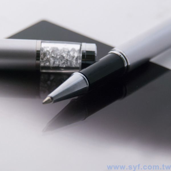 水晶開蓋式禮品筆-金屬廣告原子筆-採購批發贈品筆